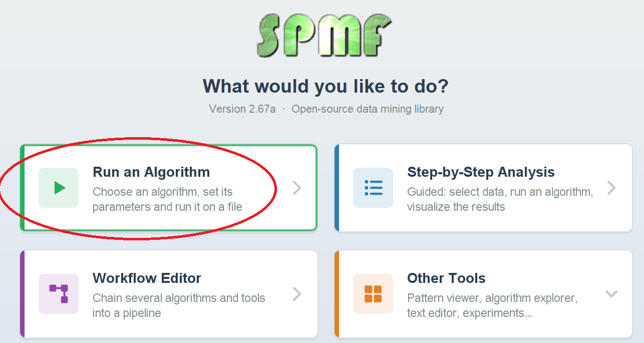 run algorithm