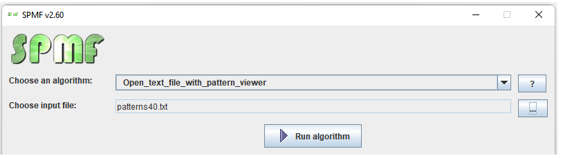 pattern viewer tool of spmf