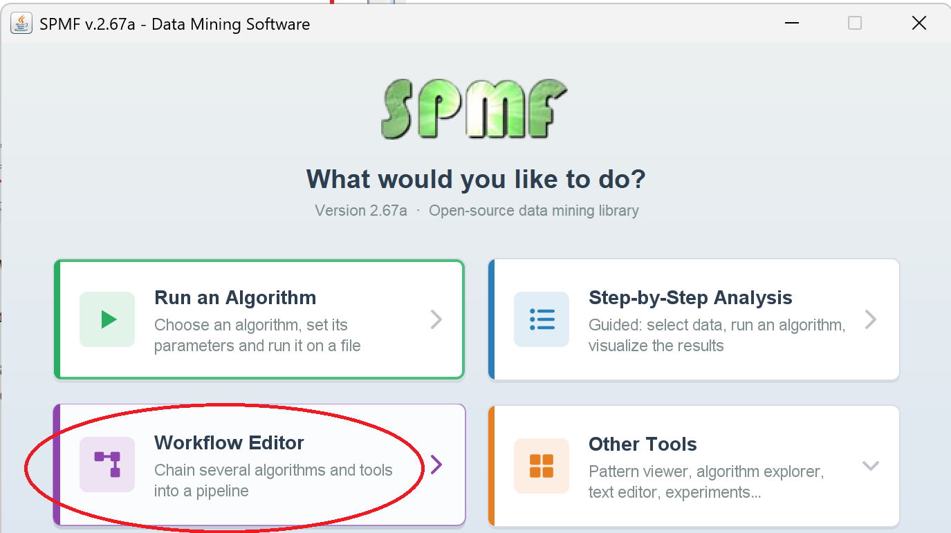 worklow editor mode